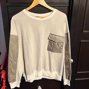 Elle Women's Intimates Cream and Gray Panties